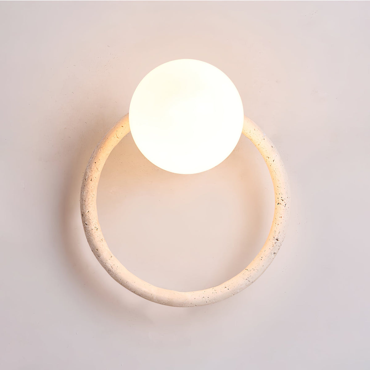 Idoryra aplique de pared en travertino