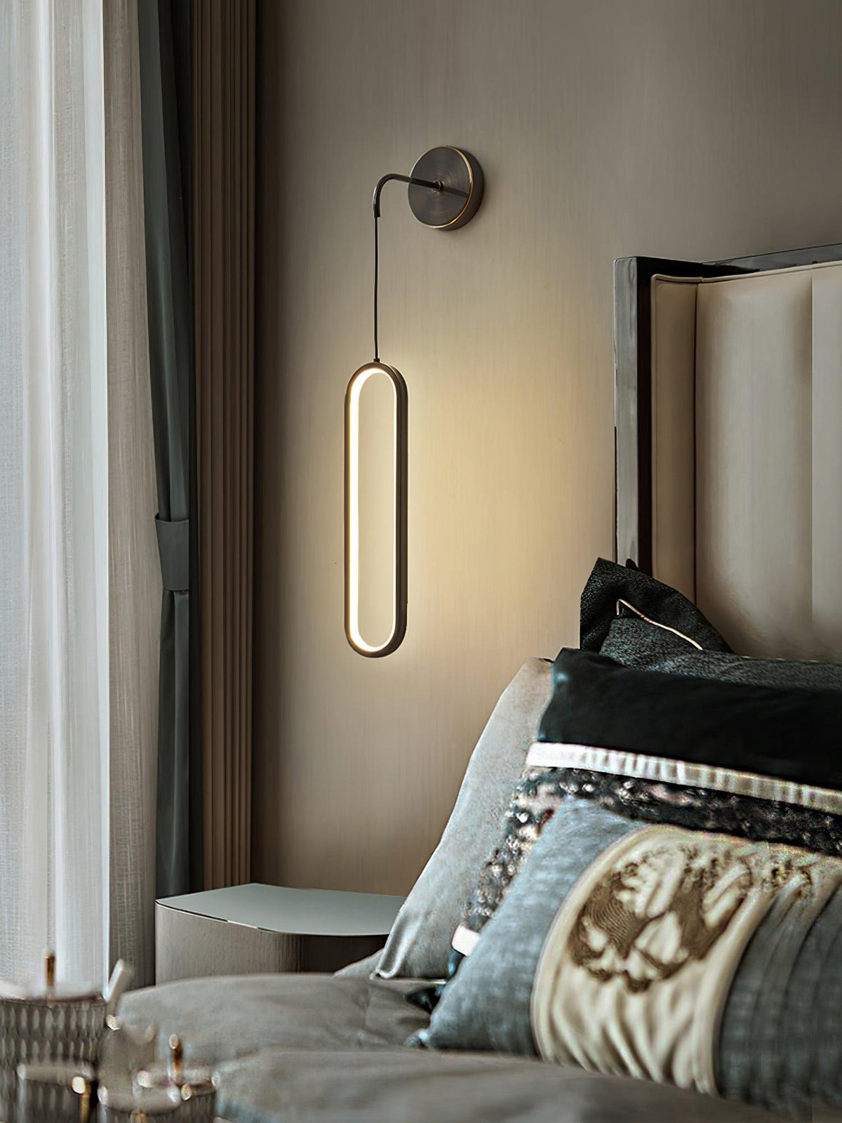 Solisenne aplique de pared LED de latón