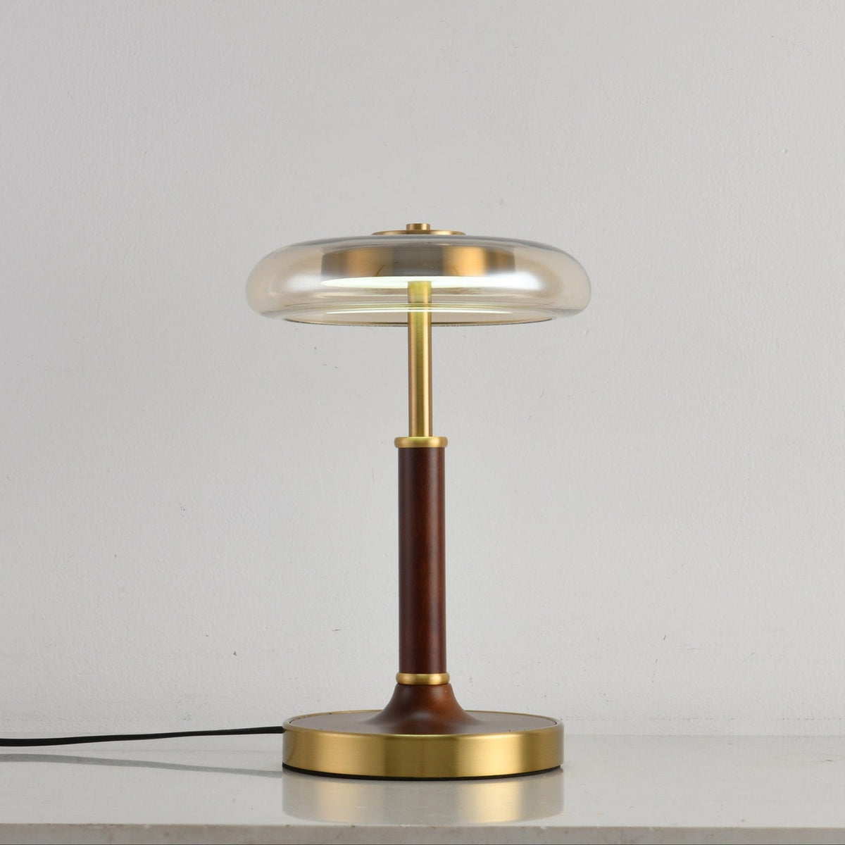 Layla lámpara de mesa Vintage de vidrio