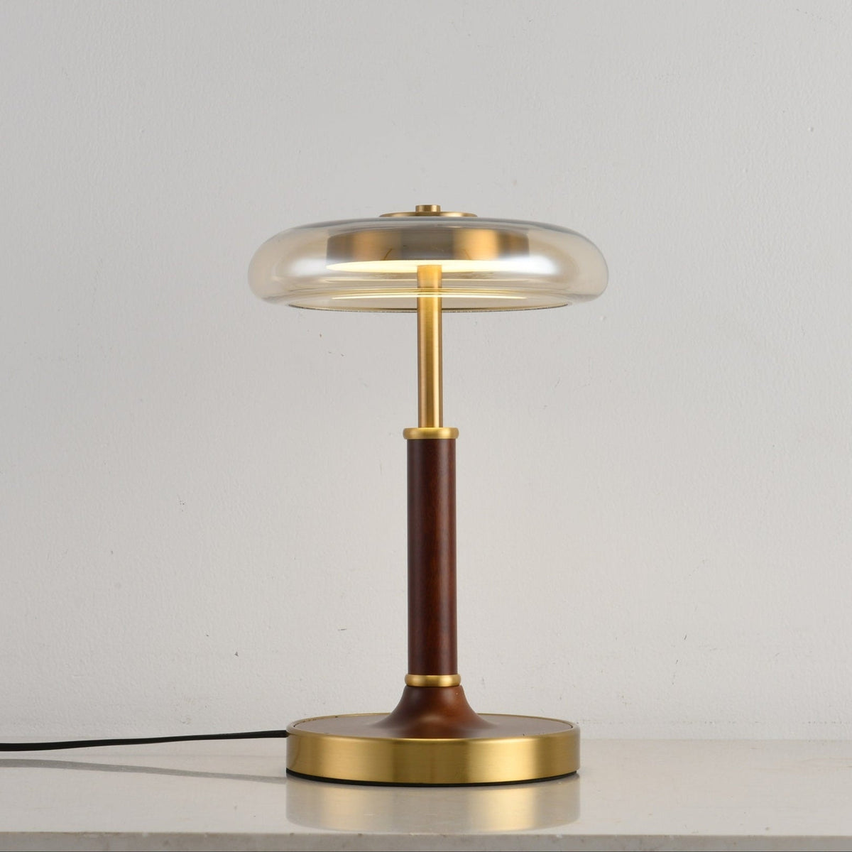 Layla lámpara de mesa Vintage de vidrio