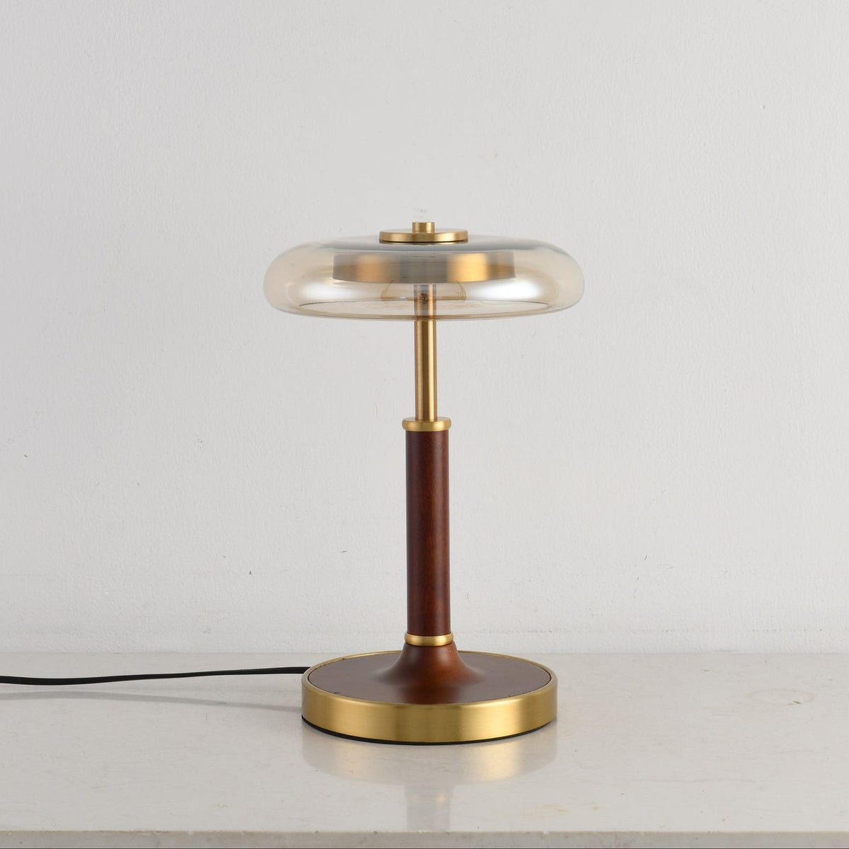 Layla lámpara de mesa Vintage de vidrio