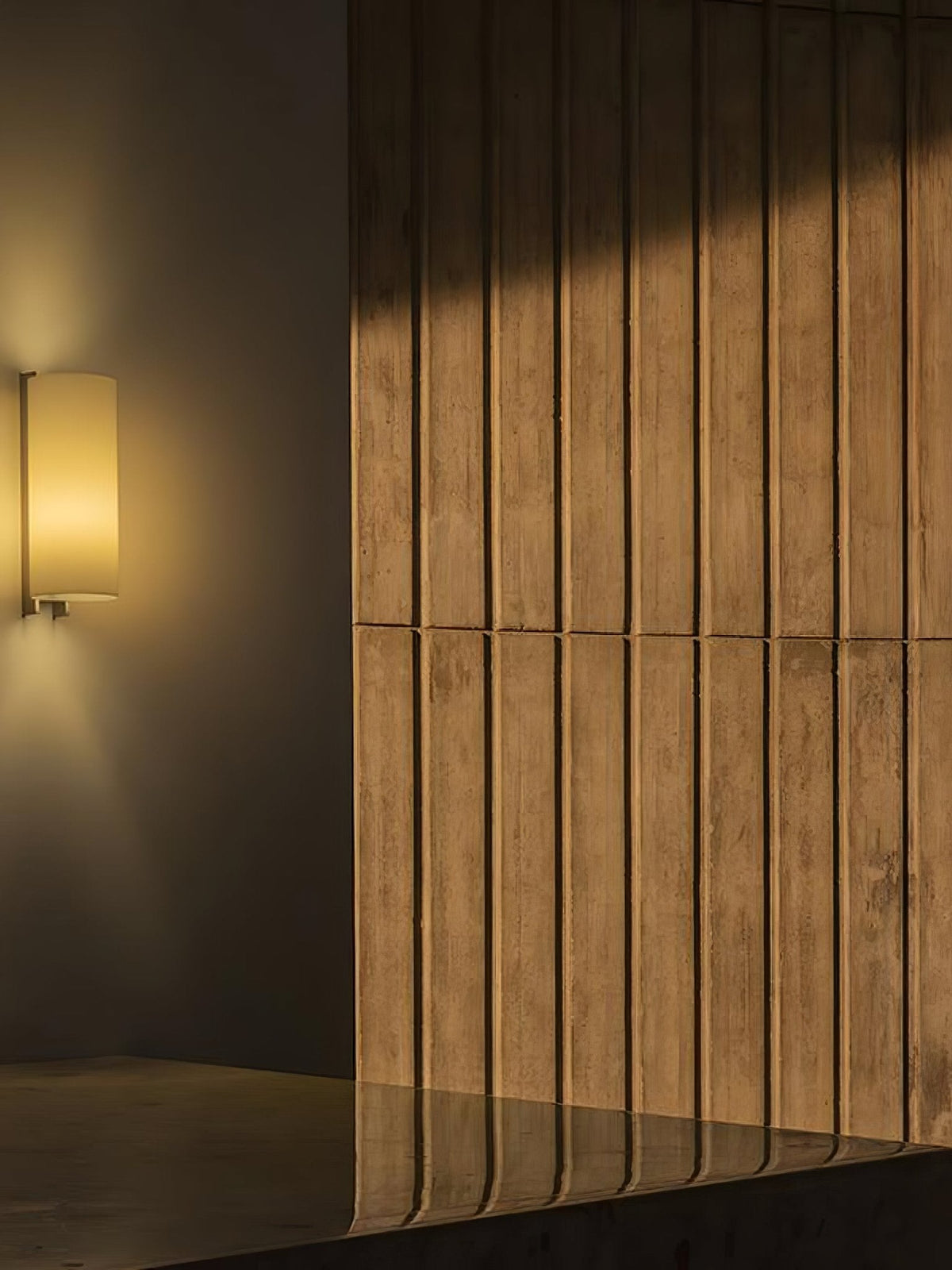 Mirarenne aplique de pared minimalista con pantalla de tejido