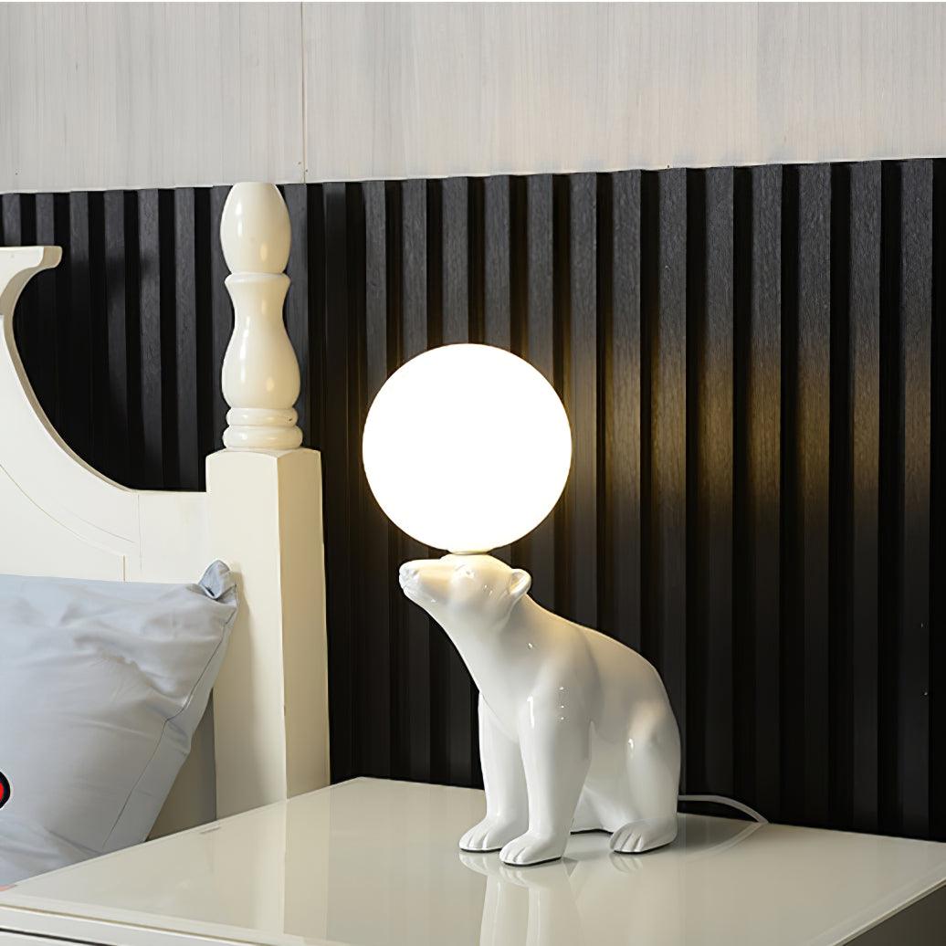 Bellano lámpara de mesa Whimsical de resina