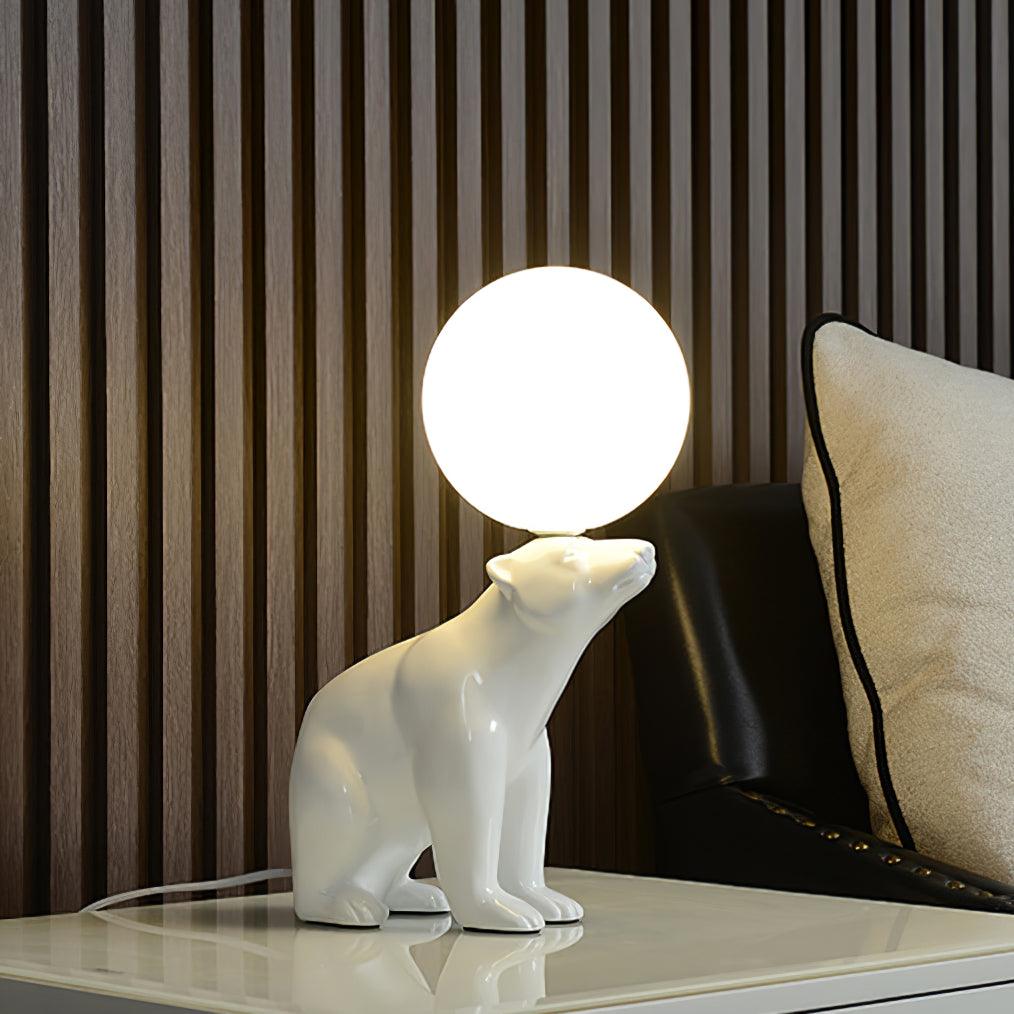 Bellano lámpara de mesa Whimsical de resina