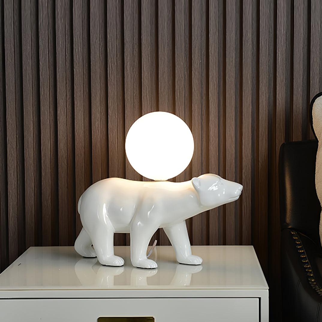 Bellano lámpara de mesa Whimsical de resina