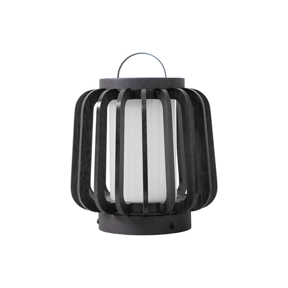 Slat luminaria exterior de mesa