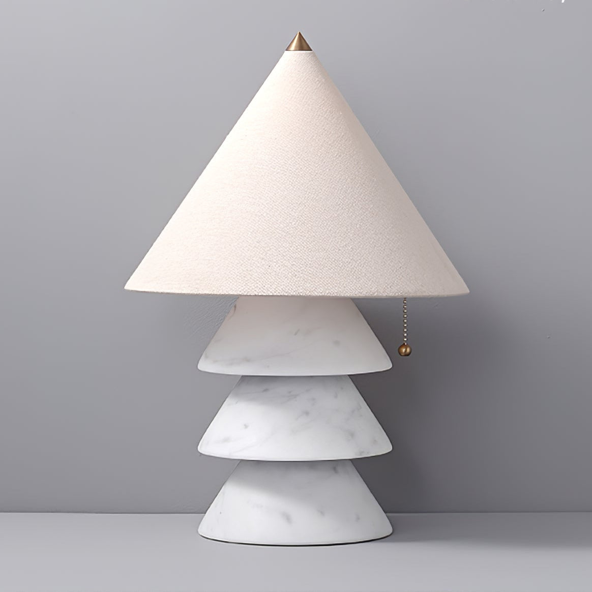 Pyramid lámpara de mesa de mármol