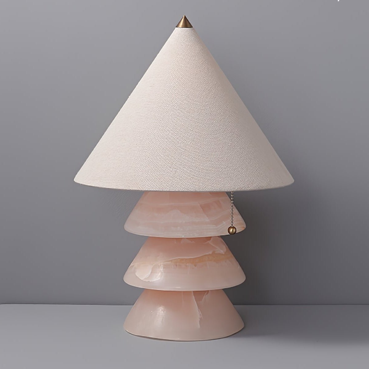 Pyramid lámpara de mesa de mármol