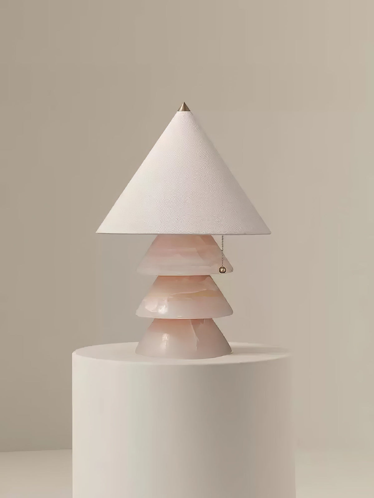 Pyramid lámpara de mesa de mármol
