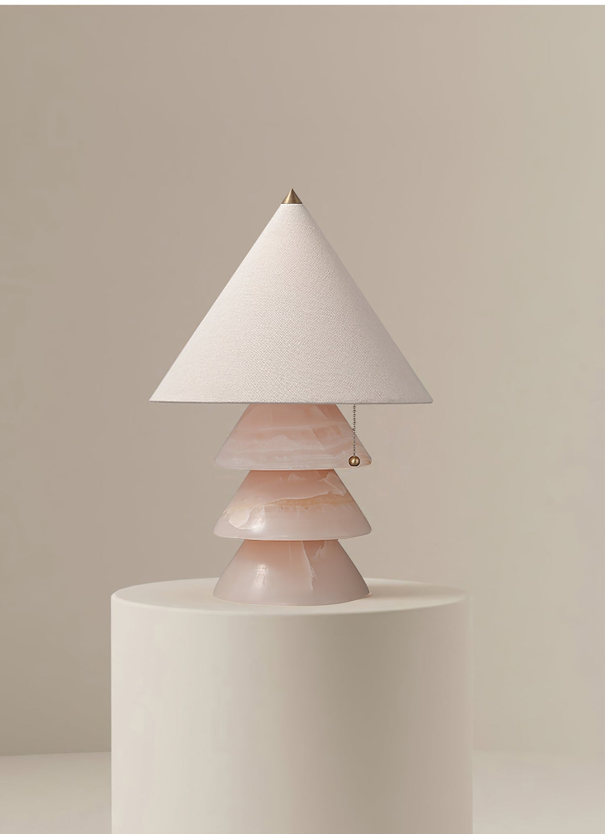Pyramid lámpara de mesa de mármol