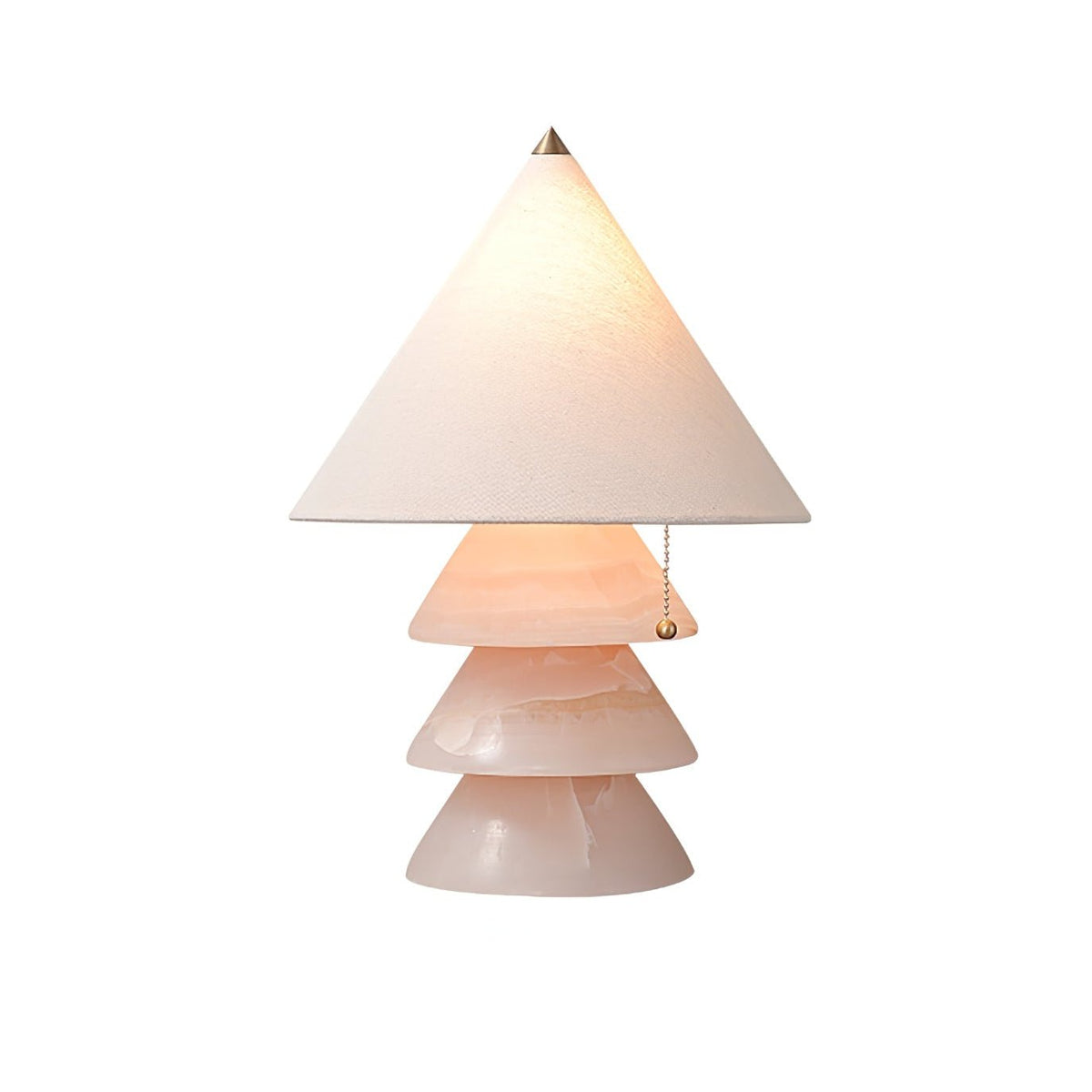 Pyramid lámpara de mesa de mármol