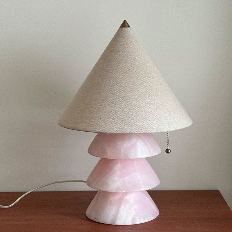 Pyramid lámpara de mesa de mármol