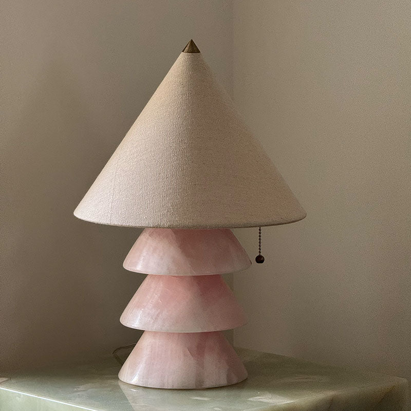Pyramid lámpara de mesa de mármol