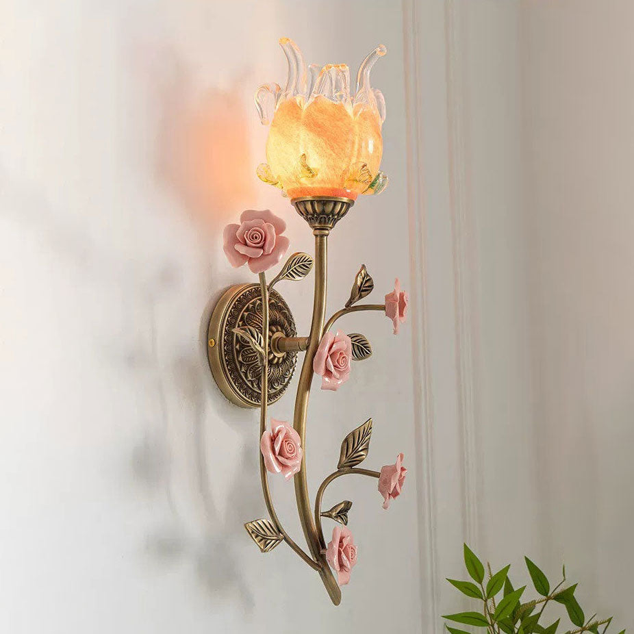 Flor Floréale & aplique de pared