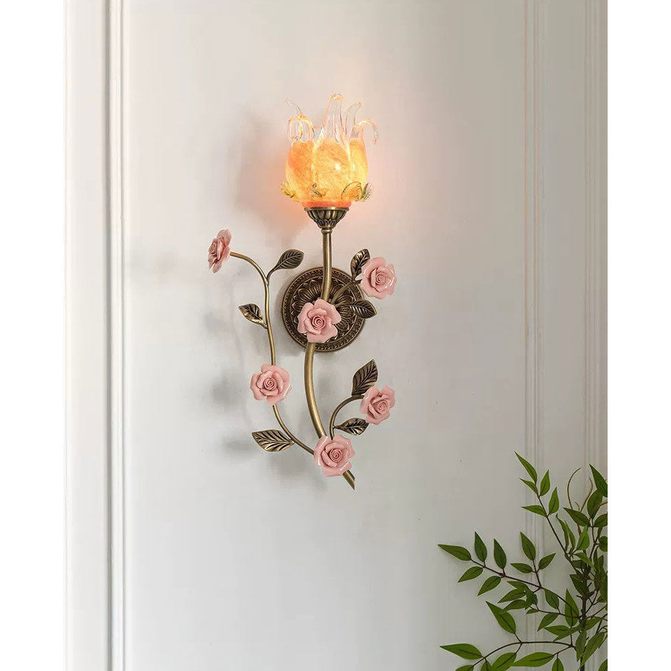 Flor Floréale & aplique de pared