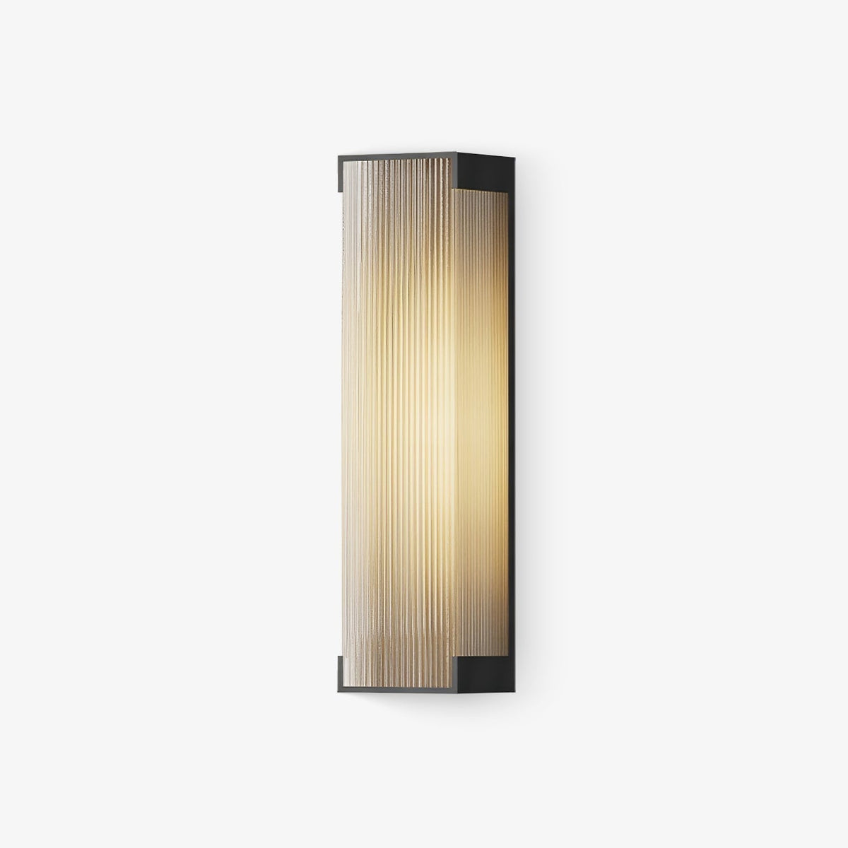 Elraearis aplique de pared rectangular exterior único