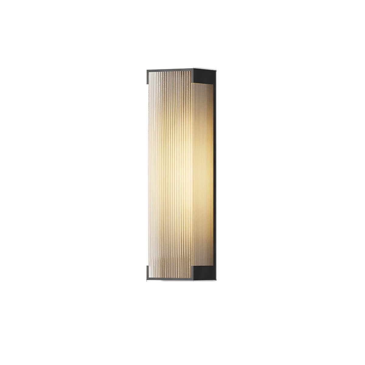 Elaerielle aplique de pared rectangular solar exterior único