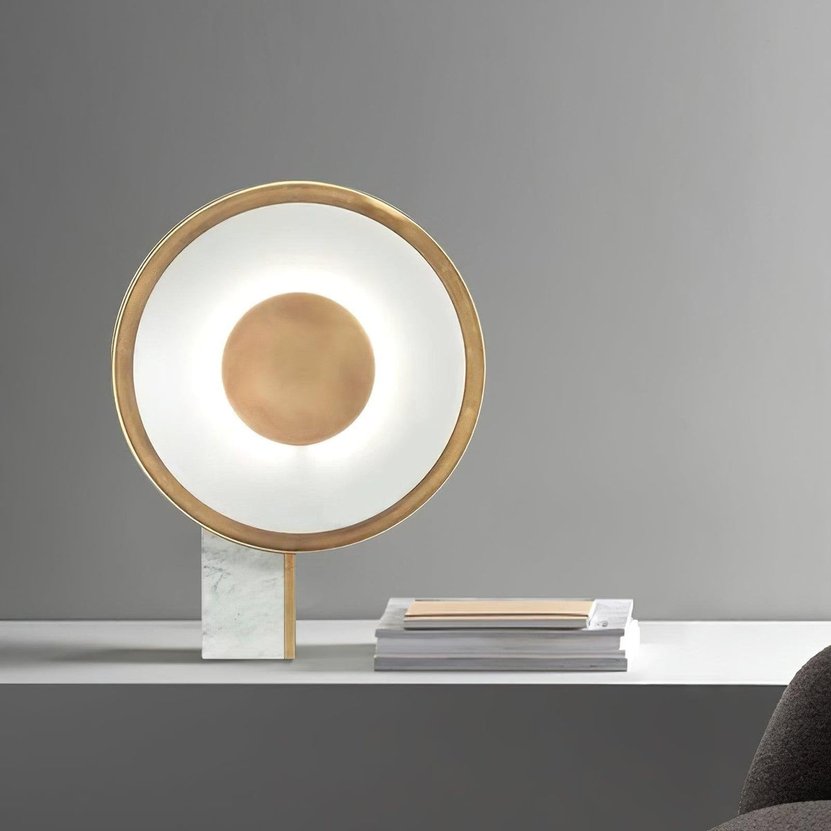 Tessain lámpara de mesa en mármol minimalista