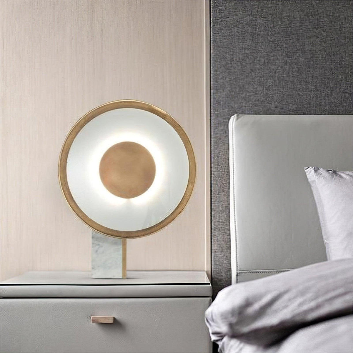 Tessain lámpara de mesa en mármol minimalista