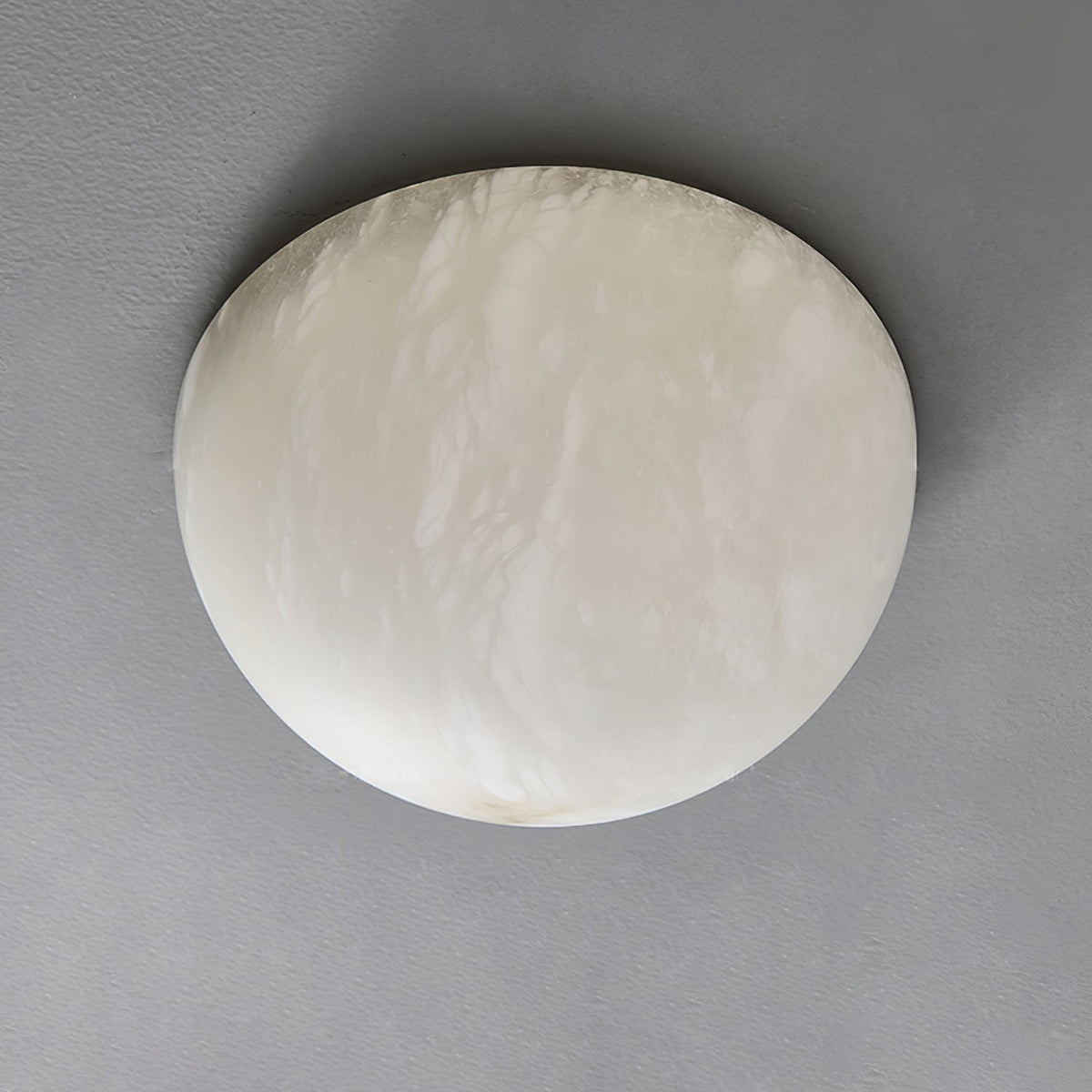 Elvar lámpara de techo semicircular minimalista de alabastro