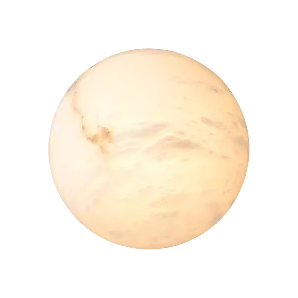 Elvar lámpara de techo semicircular minimalista de alabastro
