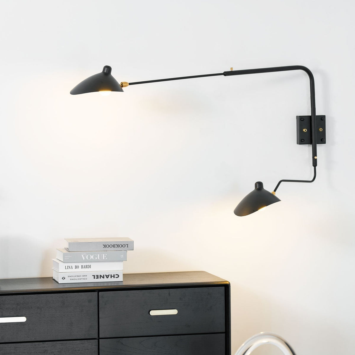 Lustra Aplique de pared Líneas Delicadas Elegante