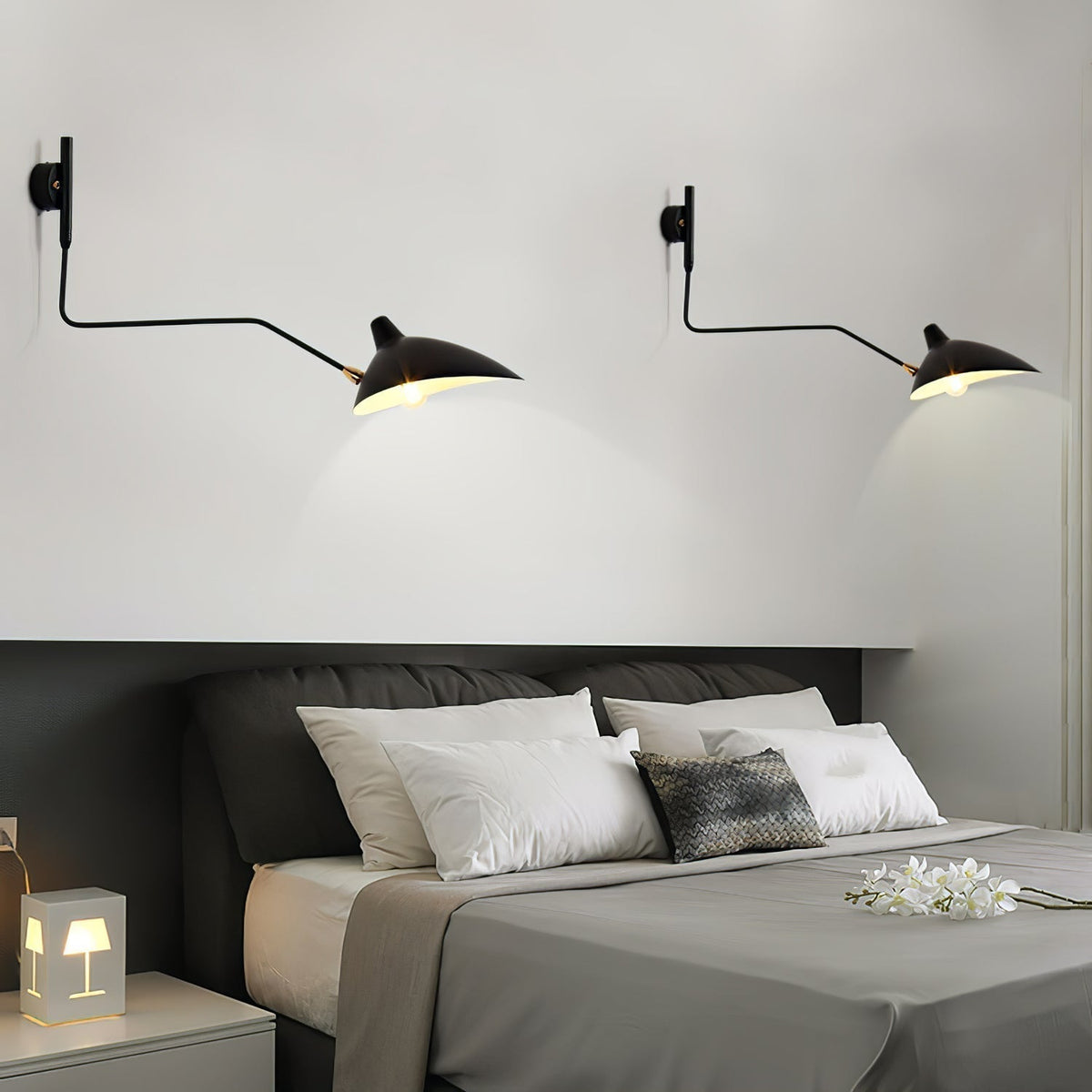 Lustra Aplique de pared Líneas Delicadas Elegante