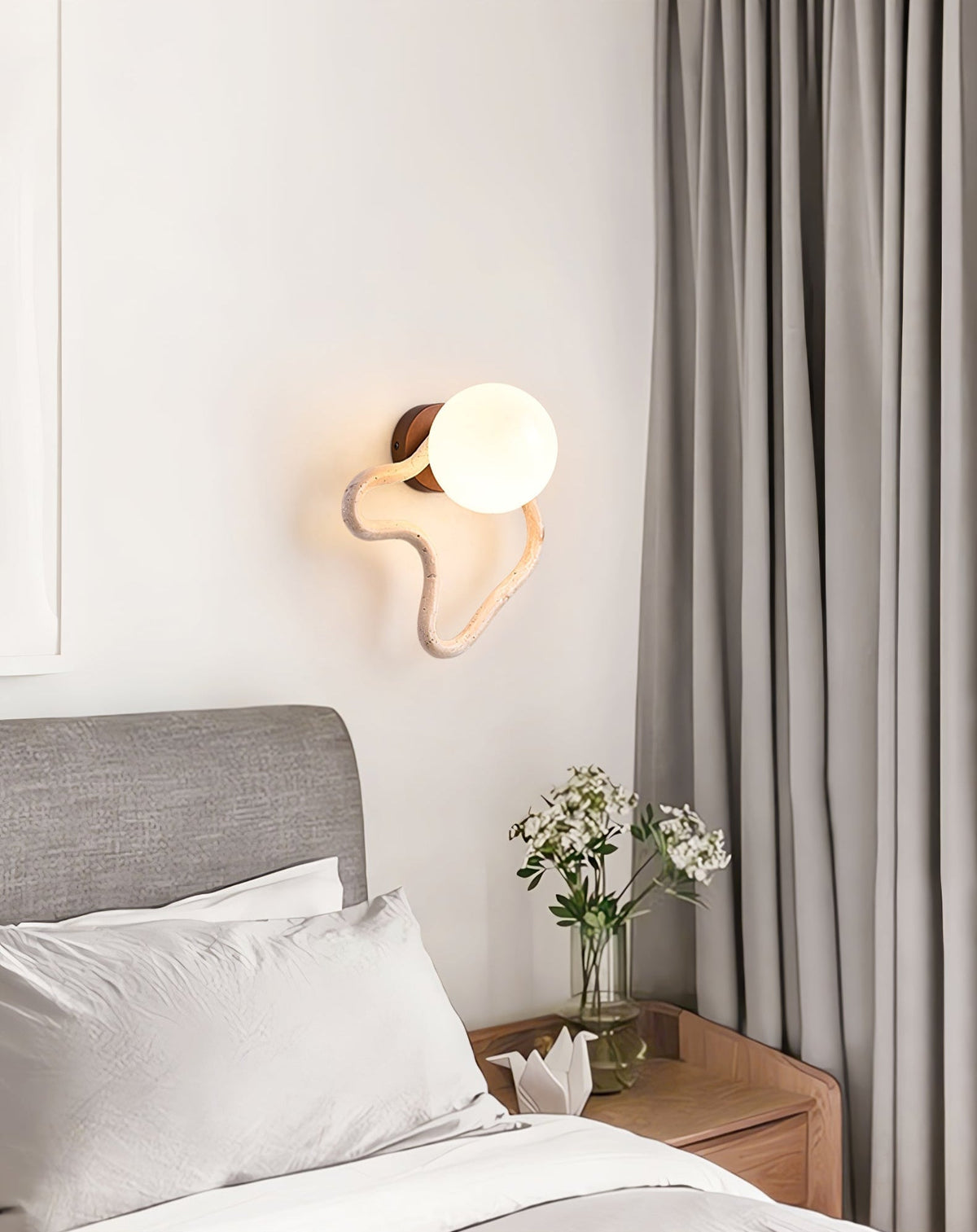 Cindor aplique de pared travertino