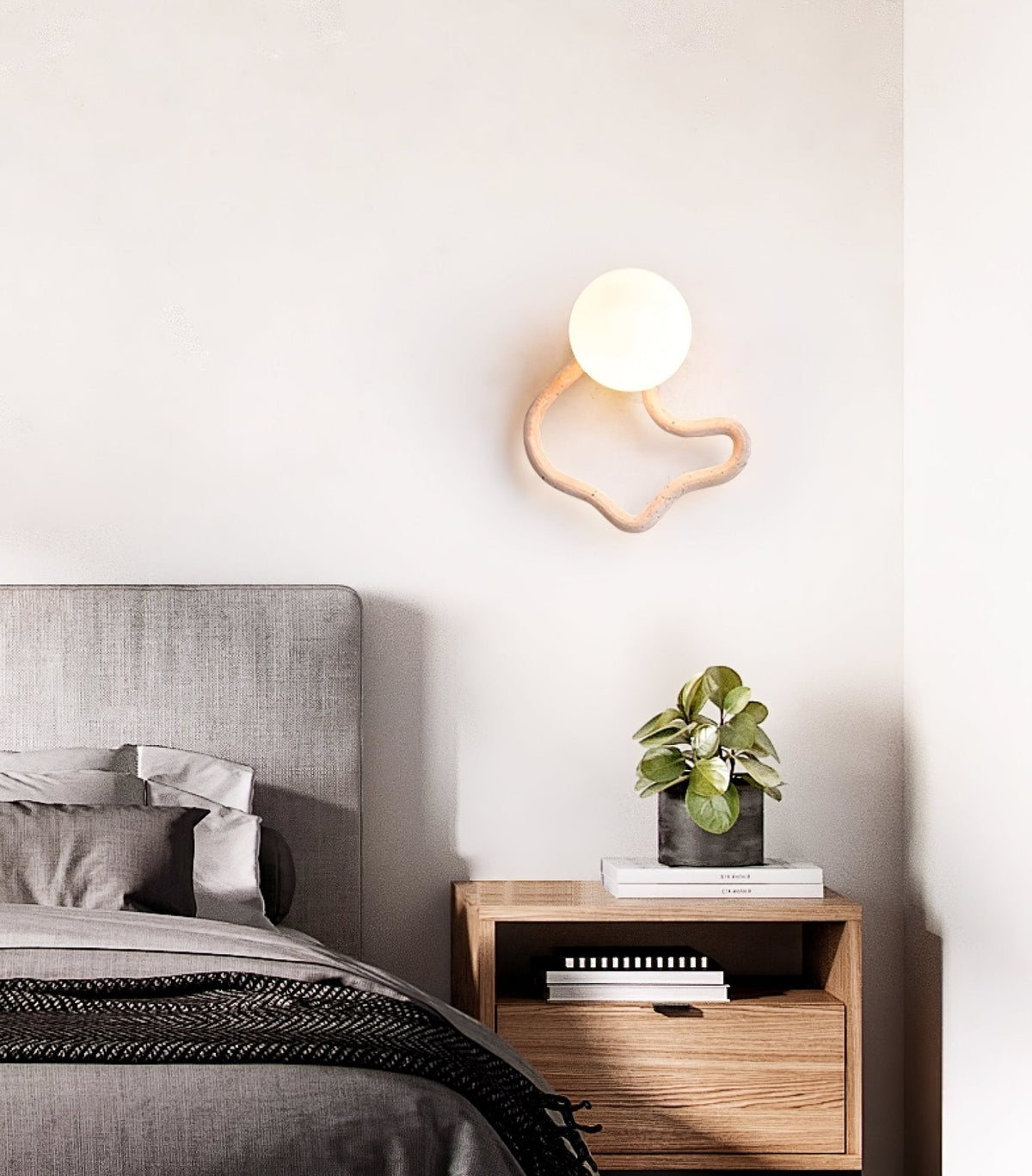 Cindor aplique de pared travertino