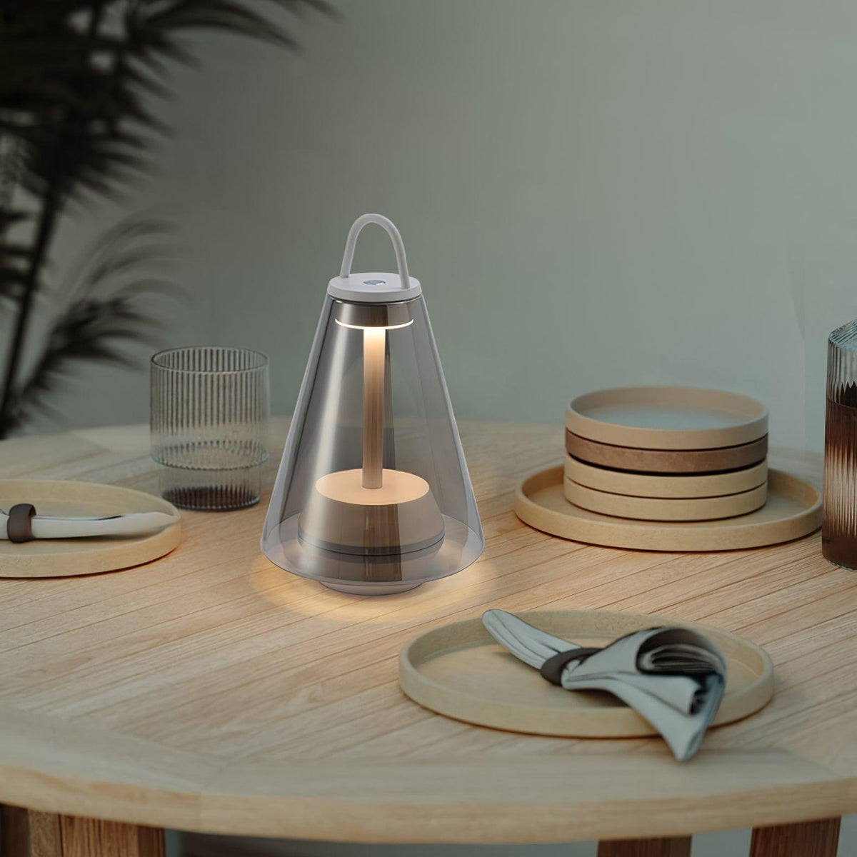 Emarir lámpara de mesa de vidrio escandinava