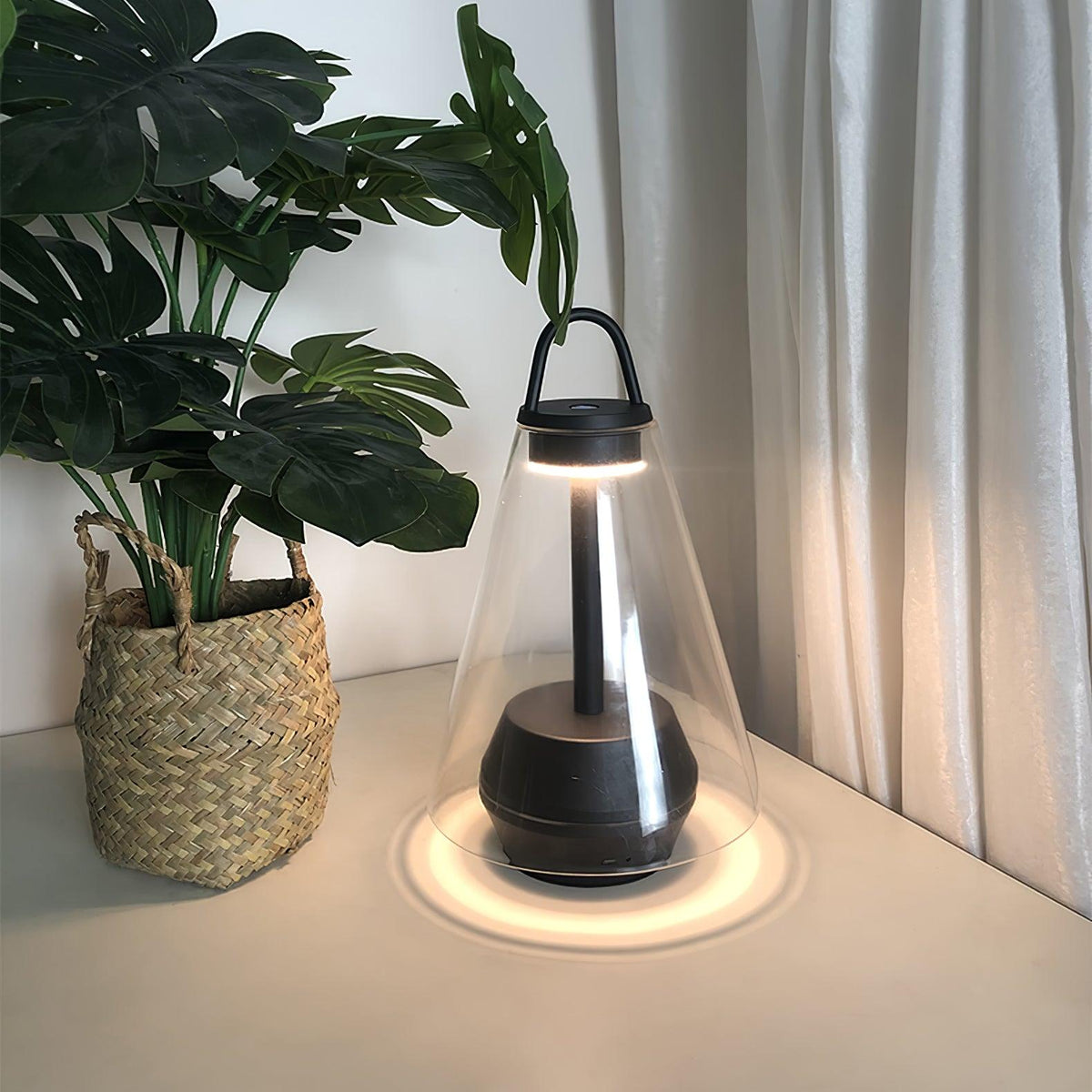 Emarir lámpara de mesa de vidrio escandinava