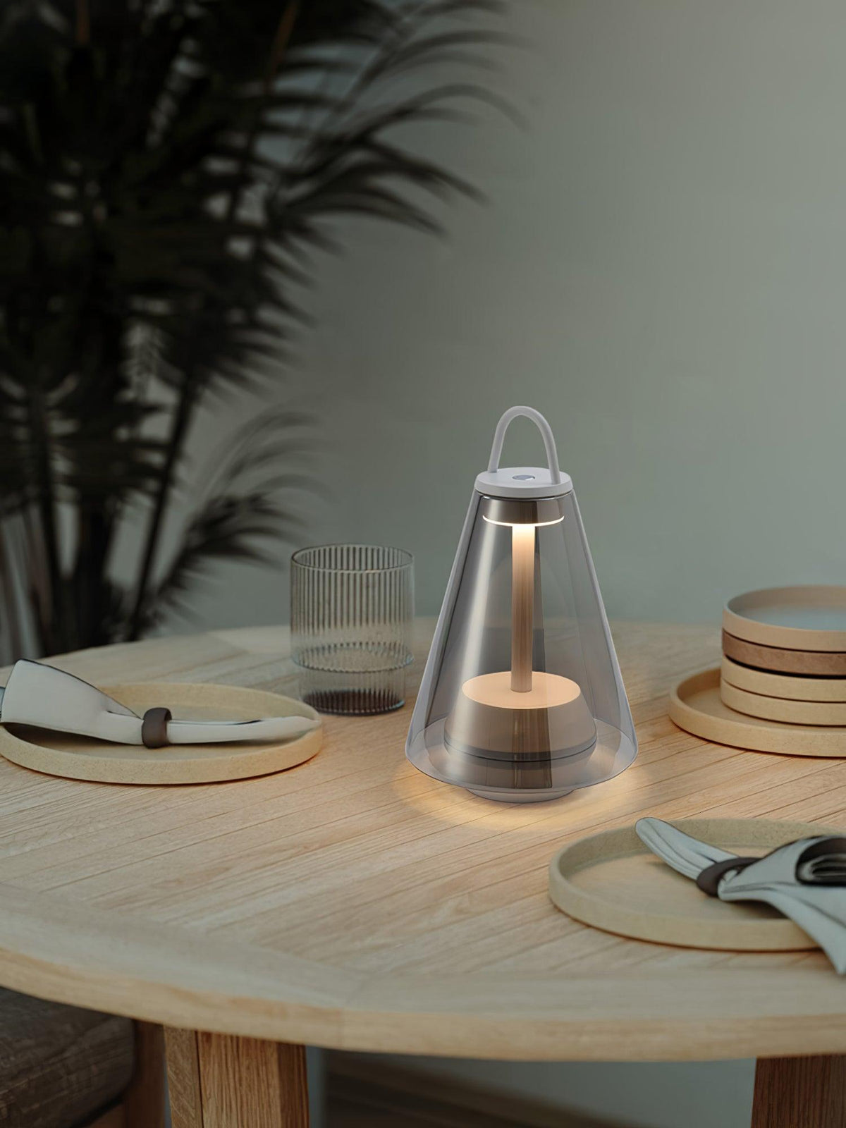 Emarir lámpara de mesa de vidrio escandinava