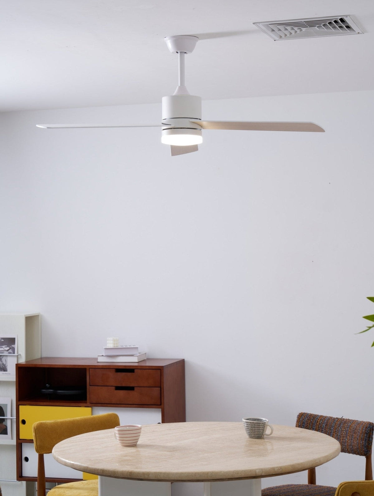 Virainian Ventilador con luz