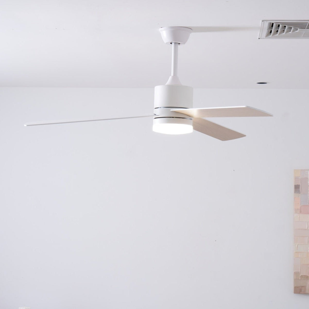 Virainian Ventilador con luz