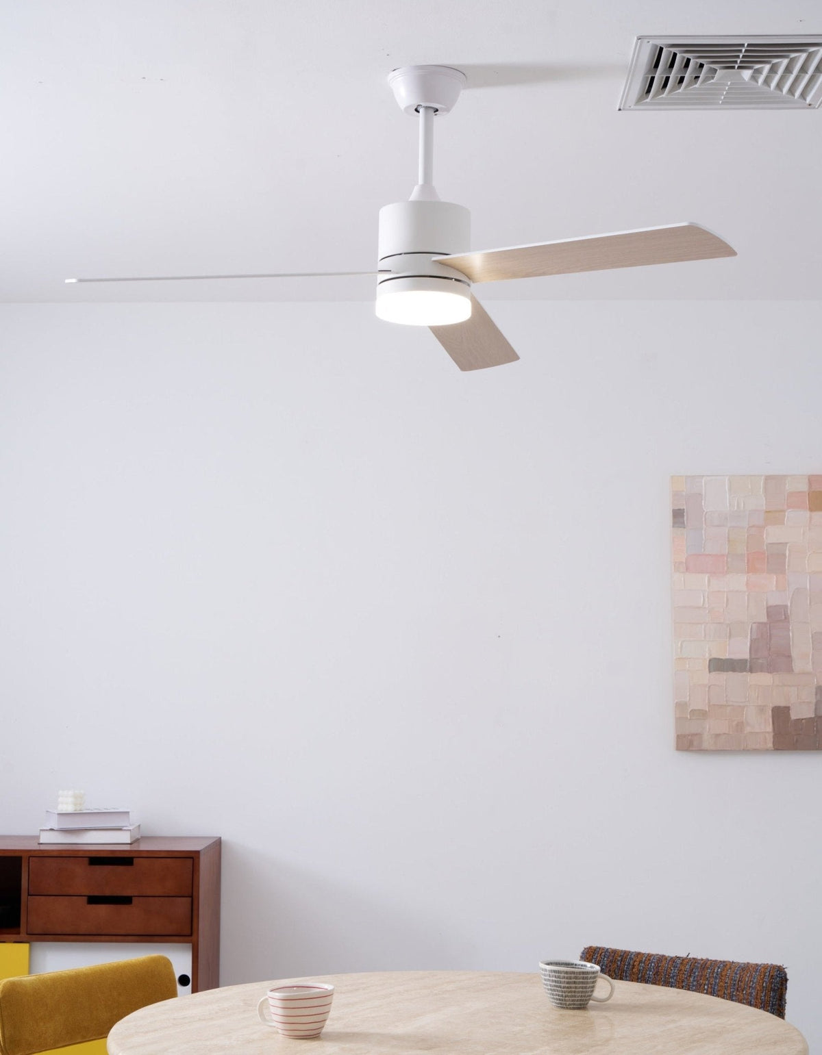 Virainian Ventilador con luz