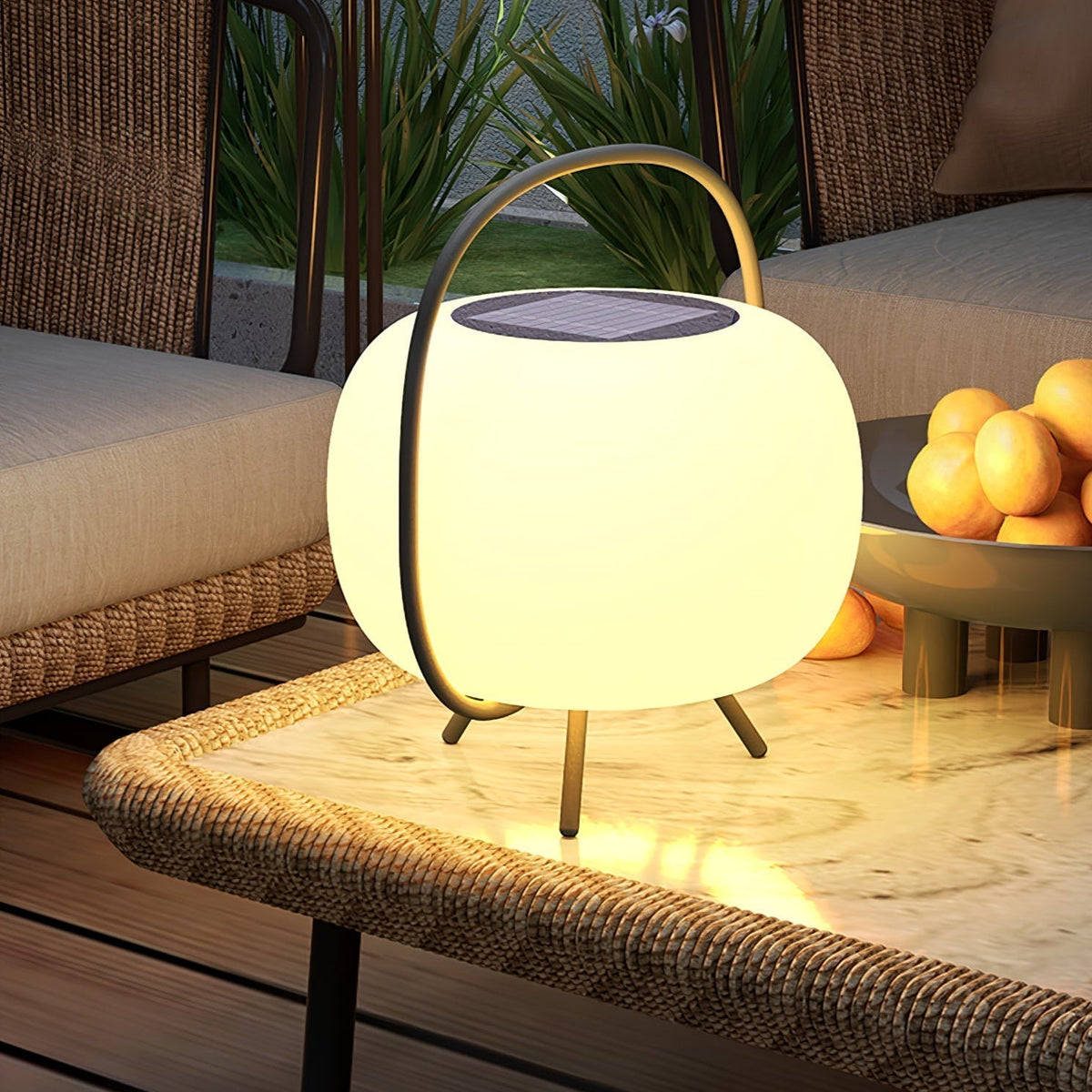 Prytk luminaria exterior Solar Tipo Farol