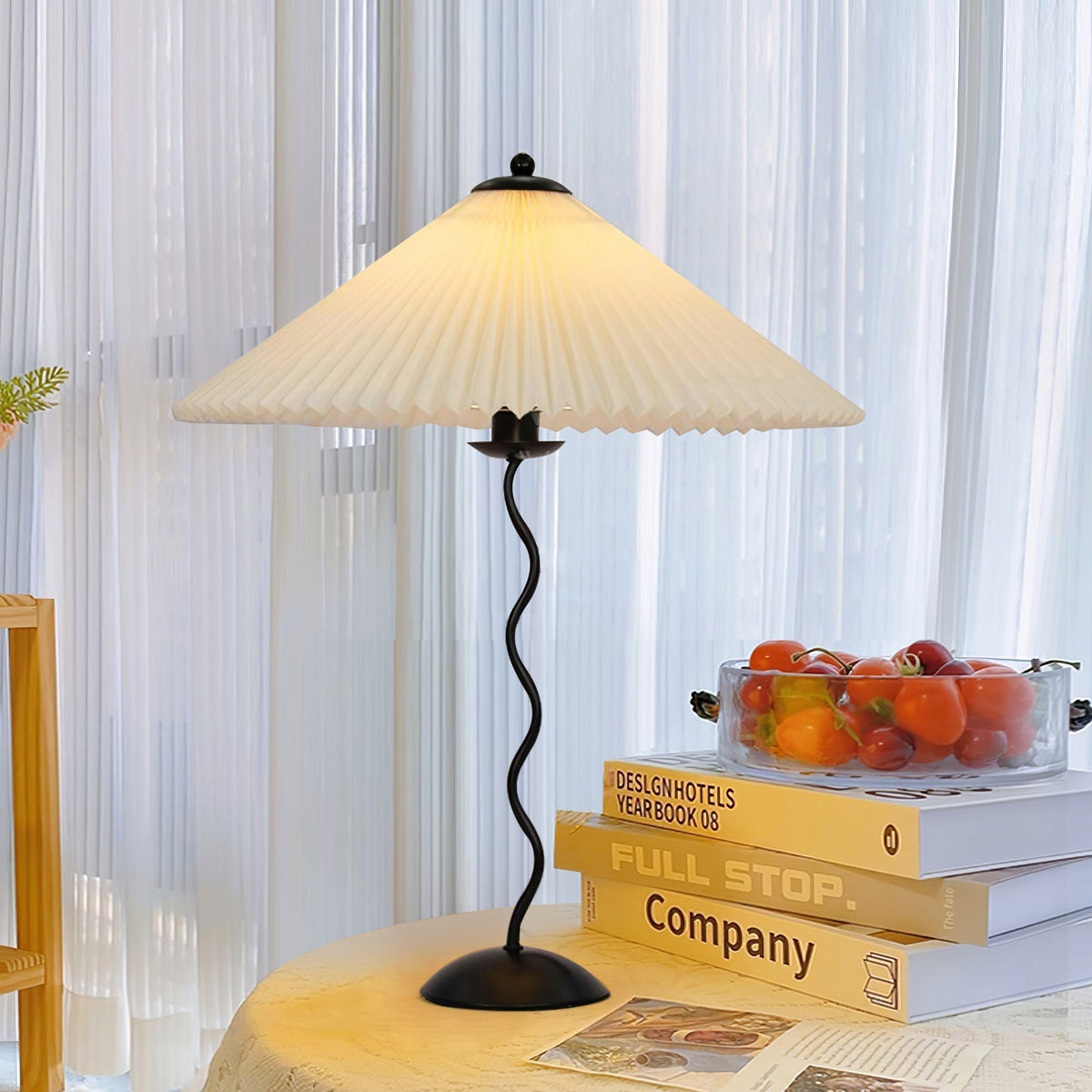 Vioro lámpara de mesa de tejido