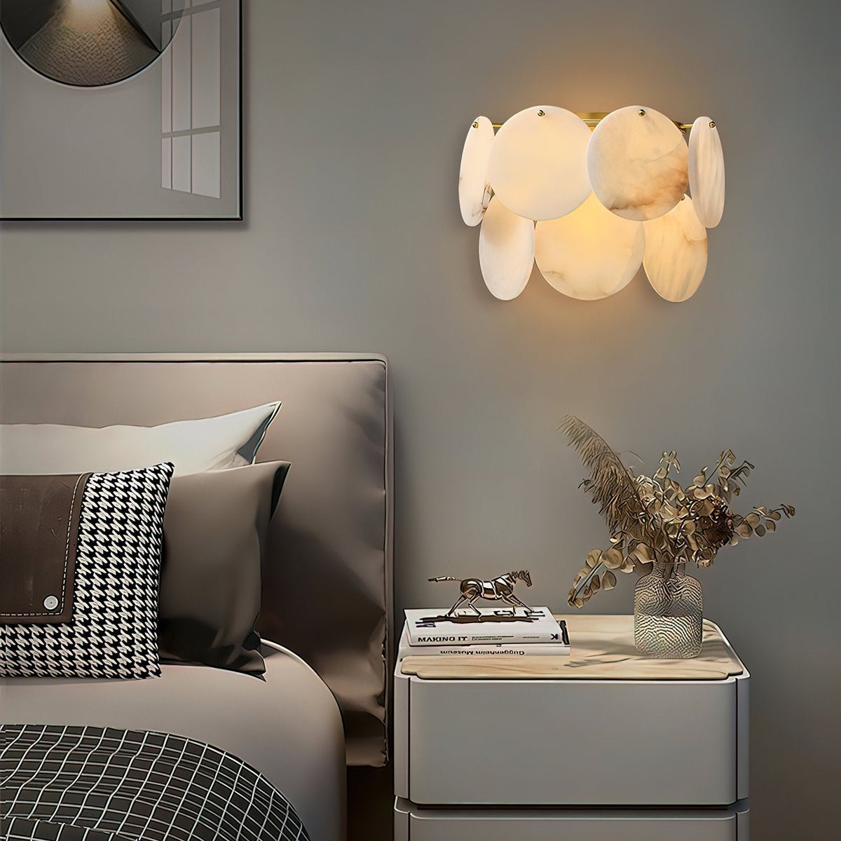 Avenlith aplique de pared alabastro