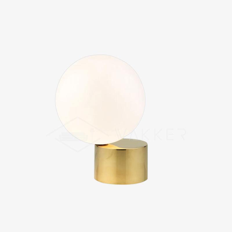 Eiraella lámpara de mesa de vidrio industrial
