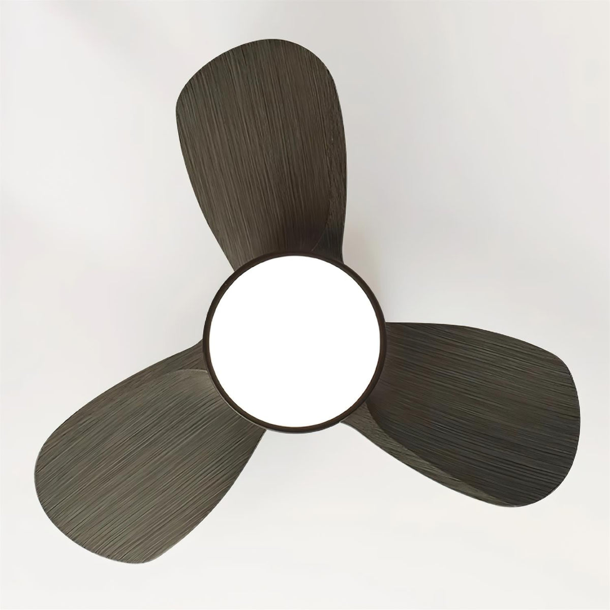 Rinerel ventilador de techo con luz moderno de madera