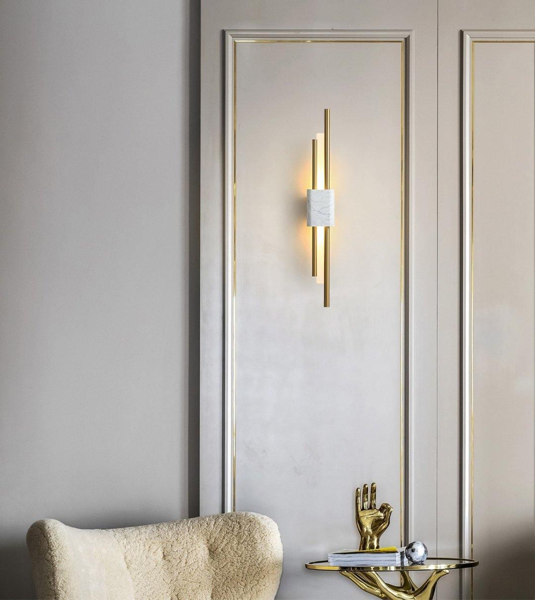 Mirenol aplique de pared de mármol nórdico premium art