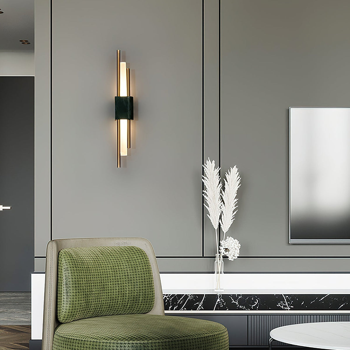 Mirenol aplique de pared de mármol nórdico premium art