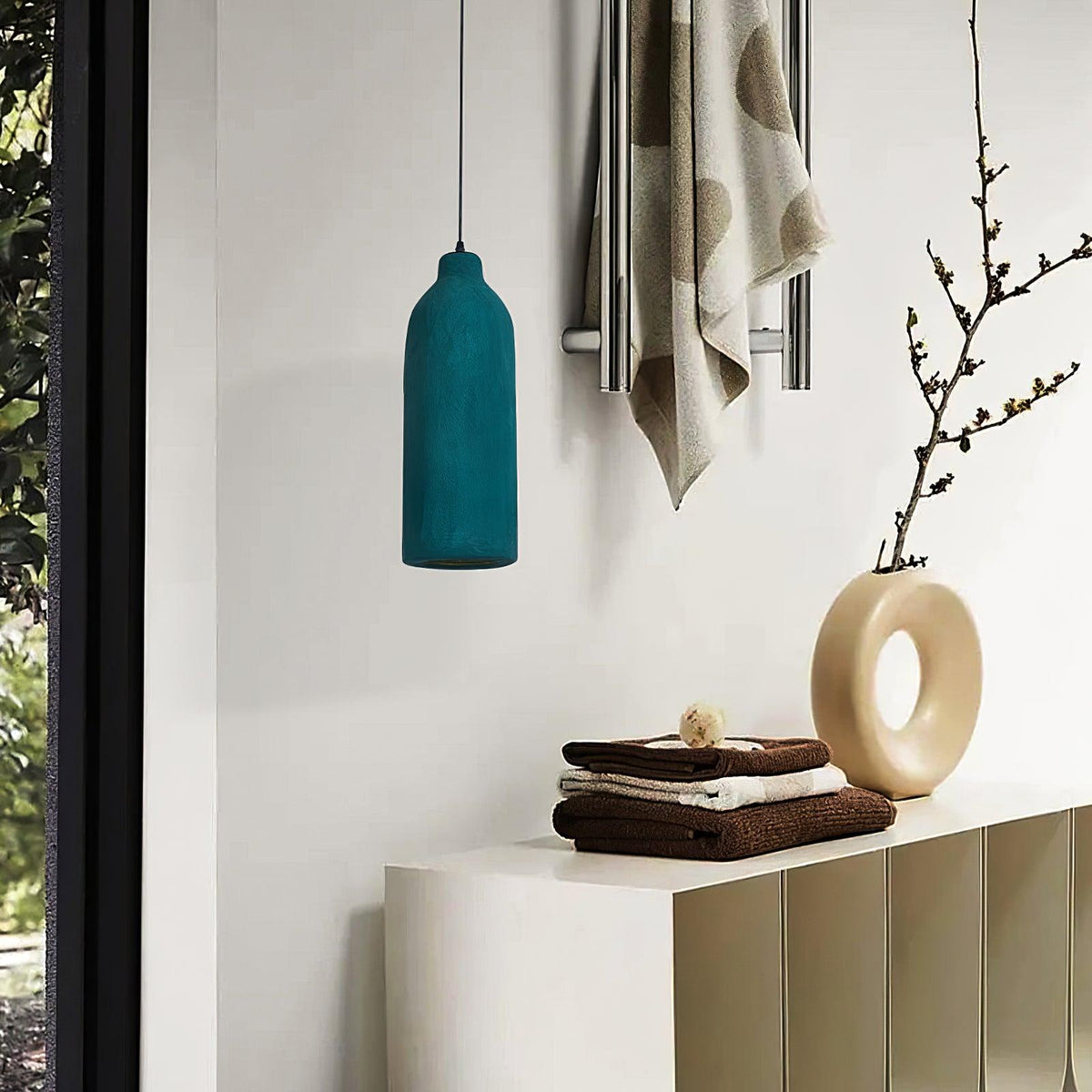 Ulvynia lámpara colgante minimalista de resina