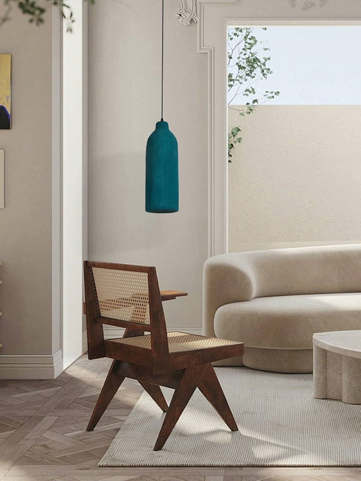 Ulvynia lámpara colgante minimalista de resina