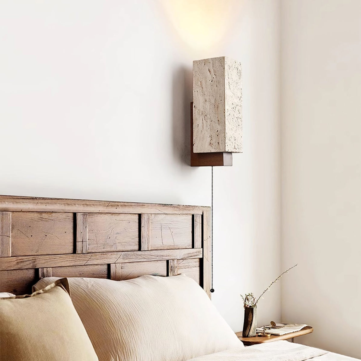 Elsoran aplique de pared travertino