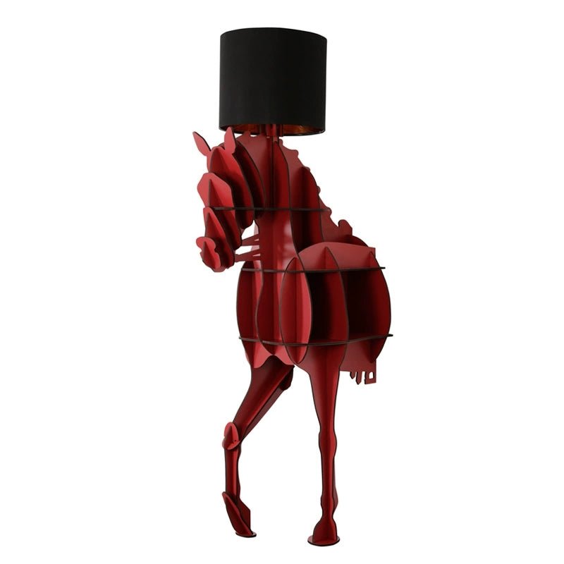 Nrasen lámpara de pie en forma de caballo