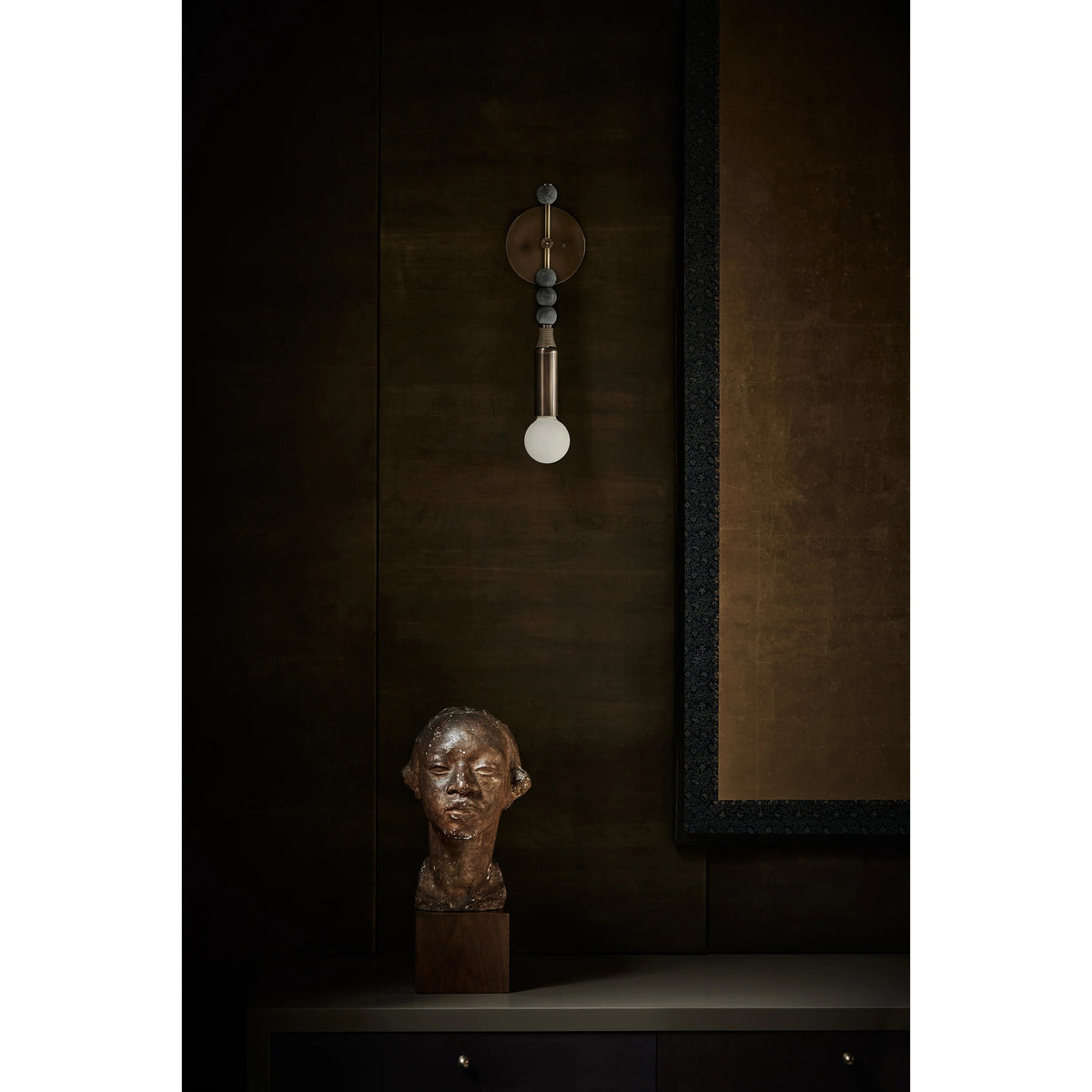 Roma  Vintage Wall Lamp Marble