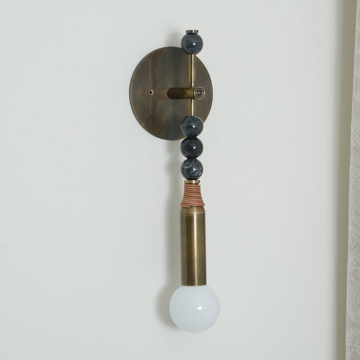 Roma  Vintage Wall Lamp Marble
