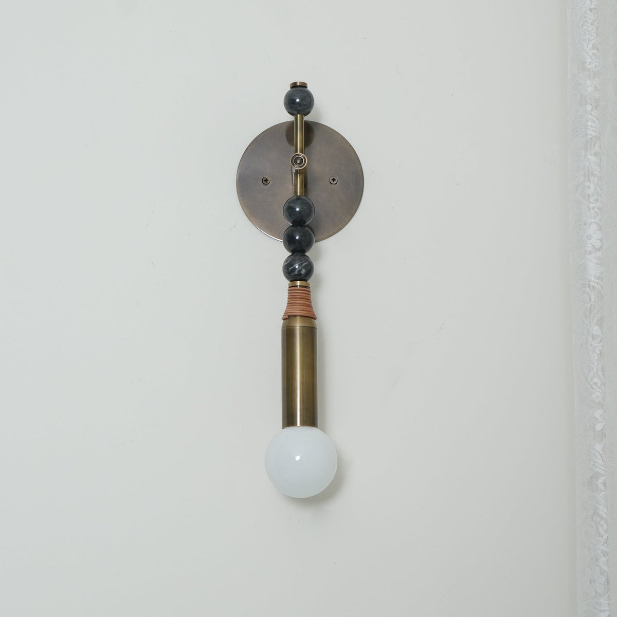 Roma  Vintage Wall Lamp Marble