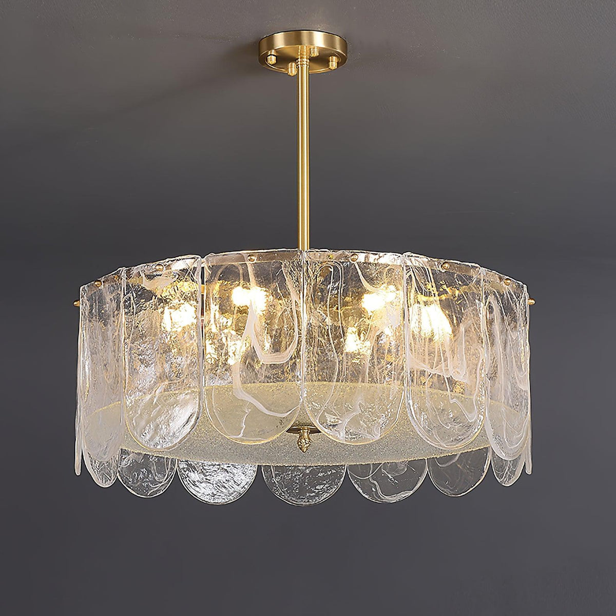 Lustra Chandelier Clásica Tradicional de Cristal